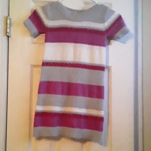 Short sleeve sweater dress